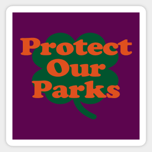 Protect Our Parks Sticker